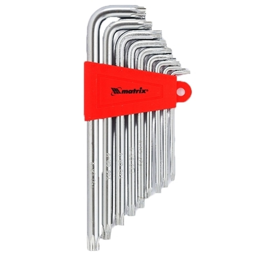 Jogo De Chave Torx Em L T-10 A T-50 - Longa - 123069 - Mtx - valflex