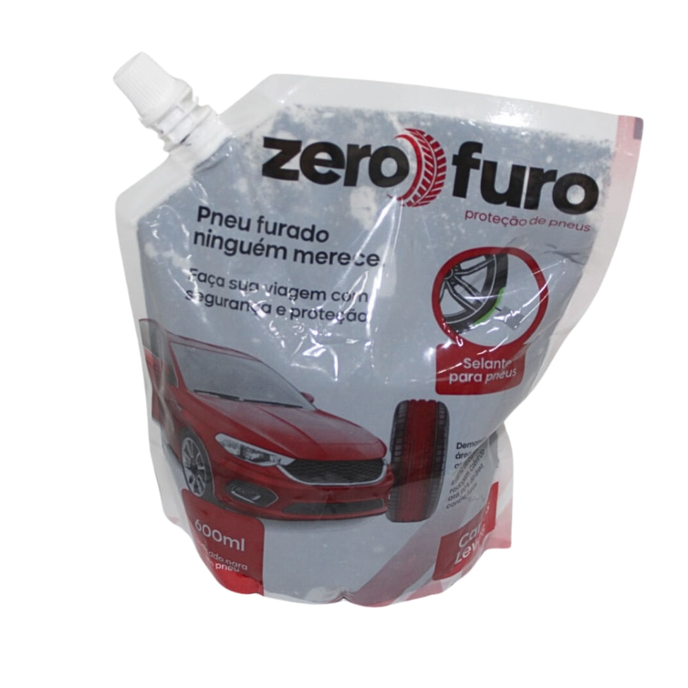 Selante preventivo contra furos de pneus 600 ml - 60023 - Zero Furo