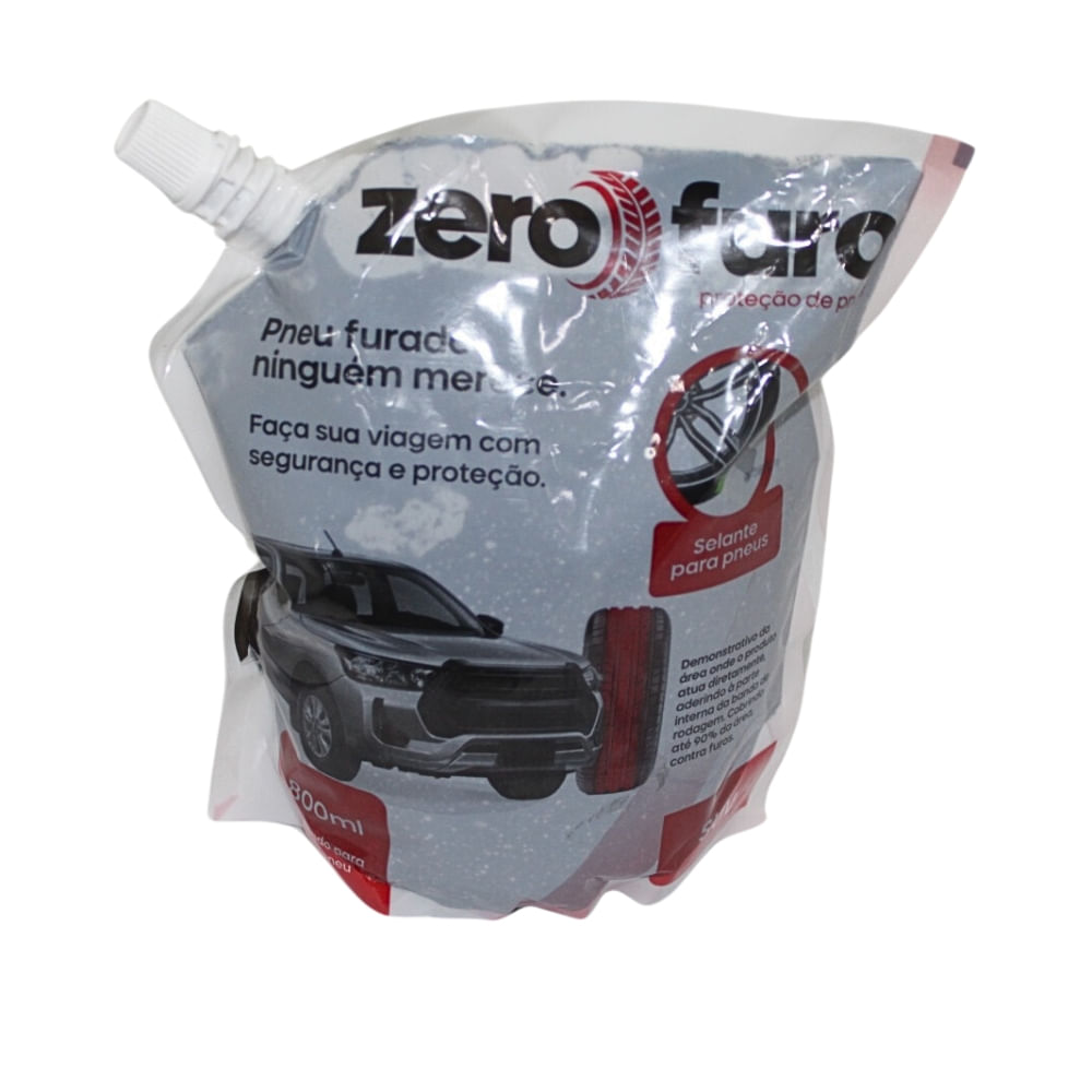 Selante preventivo contra furos de pneus 800 ml - 80023 - Zero Furo